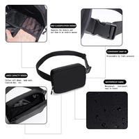 Sac de ceinture en nylon imperméable partout sac banane sac à bandoulière hanche