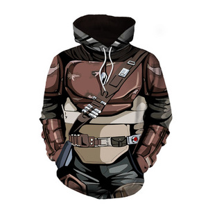 Fitspi livraison directe Mandalorian Costume sweat à capuche commande en gros conception personnalisée grands et grands hommes - Product Image 5