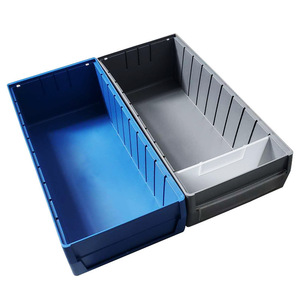 Rectangular <b>Plastic</b> Parts Divider <b>Box</b> With Compartments <b>Stacking</b> Storage Bin For Tools Accessories Office Organizing - Product Image 5