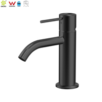 Robinet mitigeur de lavabo en acier inoxydable 316L avec poignée motif soleil, certifié Watermark