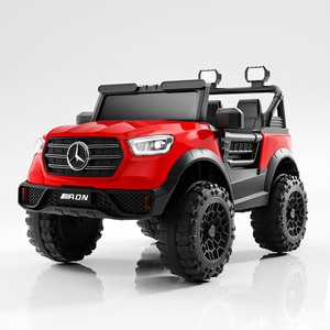 Grandes voitures électriques pour enfants 12V peintes, 4 roues motrices, avec siège en cuir, roues en EVA, commande par application, modèle unisexe M16 - Product Image 4