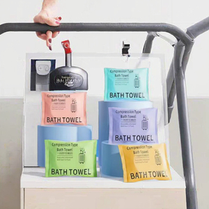 Bán buôn phân hủy sinh học xách tay bông mở rộng khăn tắm kích thước lớn dùng một lần nén mặt khăn trang điểm loại bỏ làm sạch - Product Image 2