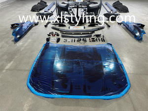 Kit de carrocería para <span class=keywords><strong>BMW</strong></span> 3 Series F30 F35 320i <span class=keywords><strong>350i</strong></span> 330i actualización 2022 + G80 M3 parachoques delantero de coche rejilla de coche capó de motor M3 capó - Product Image 3