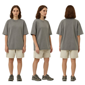 Giovani ragazzi vecchi ragazze materiale di cotone XS-3XL Vintage all'ingrosso semplice lusso sport T Shirt per gli uomini e le donne - Product Image 4