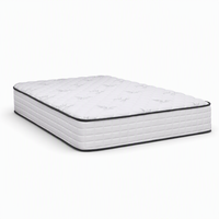 Matelas enroulable avec ressorts ensachés individuellement, tissu tricoté de qualité supérieure