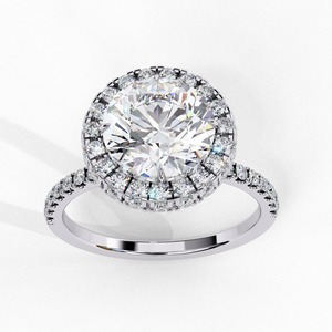 Anillo de diamantes de oro de 18 quilates de la mejor calidad para mujer, elegante joyería de boda y compromiso disponible a precio de mayorista. - Product Image 5