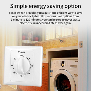 Mechanical <b>Timer</b> <b>Switch</b> 220V Manual Control Exposed And Concealed Installation Household Use - Product Image 5