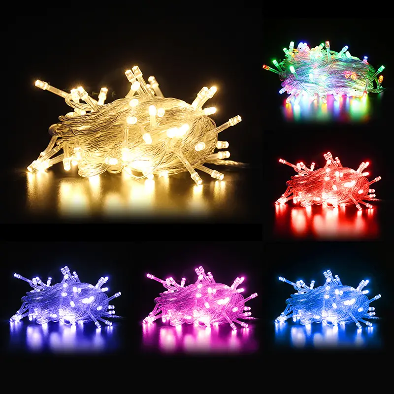 Tất Cả Các Chiều Dài Tiên Lights LED String Holiday Wedding Giáng Sinh Trang Trí Không Thấm Nước LED Vòng Hoa Chuỗi Lights