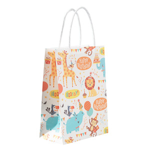 Fanhua Huijin PDN0608 Borse in Carta Kraft Bianca con Disegni Cartoon, Sacchetti Regalo Carini per Feste <span class=keywords><strong>di</strong></span> <span class=keywords><strong>Compleanno</strong></span> per Bambini, Vendita all'Ingrosso - Product Image 5
