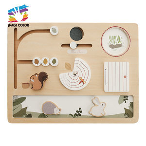 Jouets en bois bricolage Busyboard Kids Active Busy Board <span class=keywords><strong>Motessori</strong></span> pour enfants W12D201 - Product Image 1
