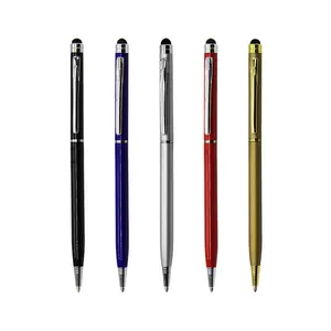 2 ב 1 מותאם אישית רגיש Stylus מתכת כדור עט