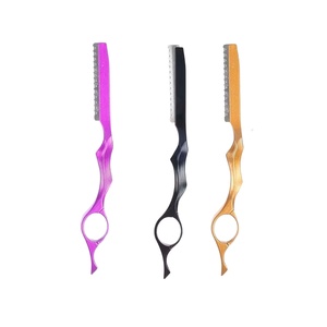 Navajas de Peluquería Personalizadas al por Mayor de Alta Calidad con Logotipo Personalizado, Navaja Profesional Cómoda para Afeitar y Entresacar Cabello - Product Image 1