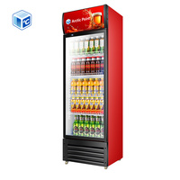 Congélateur Réfrigérateur Commercial Combiné Porte Vitrée Verticale 1 2 3 Portes Vitrées Congélateur Commercial pour Boissons