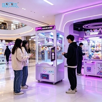 Lucky Coin Operated Game Claw Machine Clip Prize Machine Arcade Toy Vending Machine Amusement Park