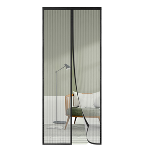 THICKENED Polyester Mosquito Net <b>Door</b> 210cm Very Dense Magnetized <b>Screen</b> Anti <b>Flies</b> Insects <b>Magnetic</b> Strips Automatic - Product Image 1