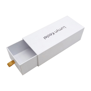 Custom Printing Hard Rigid Cardboard Luxury Sliding Box Paper Gift Drawer Box Packaging