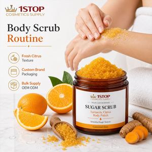Exfoliante Corporal de Leche de Limón y Granada Marroquí, Exfoliante Facial y Corporal con Aroma a Árbol de Té y Café, Fórmula Lista para Usar - Product Image 4