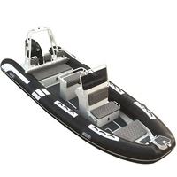 Bateau pneumatique gonflable en aluminium de luxe européen de 20 pieds RIB600, capacité de 11 personnes, ORCA Hypalon à vendre