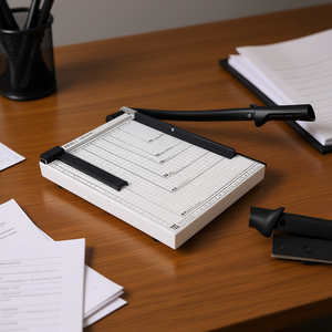 Coupe-papier manuel en métal de précision 15 pouces B4 pour usage au bureau et à l'école - Product Image 2