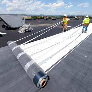 Matériaux d'étanchéité pour toiture en béton Membrane de toiture en TPO tissu imperméable - Product Image 6