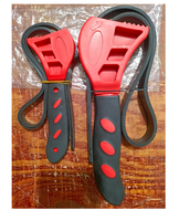 Clé à sangle multifonctionnelle de 6 et 8 pouces, ouvre-bouteille réglable en plastique, filtre de réparation automobile, outil de quincaillerie multifonctionnel