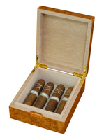Fabricant OEM Étui à cigares carré 10 CT personnalisé Boîte de bureau en cèdre laquée à haute brillance fabriquée à la main