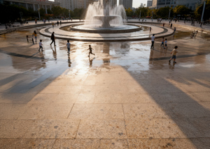 Durable bush-hammered <b>granite</b>, used for paving in squares, mountain roads, courtyard grounds and building exterior walls. - Product Image 2