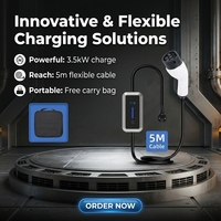 Chargeur domestique pour véhicule électrique à énergie nouvelle de haute qualité 3,5 kW 16 A Niveau 2/J1772 à faible coût ODM/OEM CQC pour chargeur portable