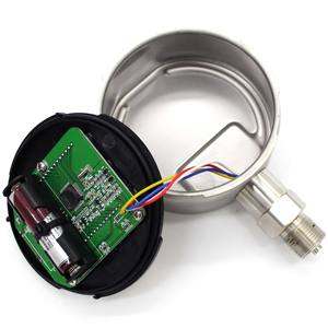 Büyük ekran LCD 100Mpa yüksek doğruluk fabrika fiyat hidro-güç su petrol sanayi 100mm dijital basınç göstergesi - Product Image 5