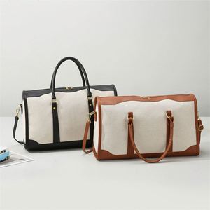 Top Quality <b>Canvas</b> Travel Luggage <b>Bags</b> <b>Large</b> Capacity <b>Canvas</b> Storage Tote <b>Bag</b> for Business Outdoor Travel Sports - Product Image 6