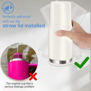 Tapa de Repuesto de 30 oz para Vaso Stanley Quencher con Asa, Tapa Antiderrames, Accesorios a Prueba de Fugas, Tapa Resistente a Salpicaduras - Product Image 5