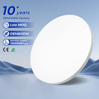 Plafonnier LED intelligent Wi-Fi RGB rond pour maison connectée, avec variateur d'intensité et musique, idéal pour salon - Vente en gros