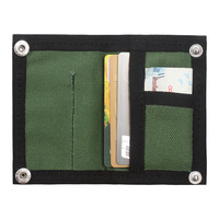 Mini pochette tactique EDC en nylon avec fermeture à bouton, grande capacité, porte-clés, portefeuille pour transporter dans la poche, emplacements pour clés de voiture et pièces de monnaie