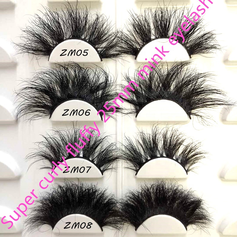 Оптовая продажа, Премиум норковые ресницы с частной этикеткой Lashes3d, оптовый продавец, супер вьющиеся пушистые ресницы из норки 25 мм