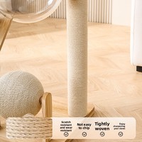 Arbre à chat vertical de style japonais pour la maison, avec griffoir résistant aux griffures, nid et capsule spatiale, articles pour animaux de compagnie