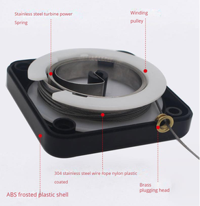Outil de fermeture automatique de porte sans perçage, facile à installer, en ABS, design simple, vente directe d'usine Xinxuhong, Guangdong - Product Image 3