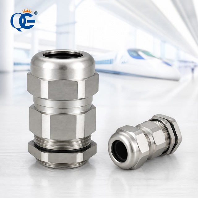 M48*1.5 304 Stainless Steel Cable Gland IP68 Waterproof Metal and Brass for Outdoor Use