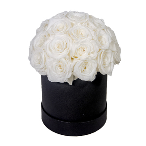 Bán Buôn Trắng Thật Cảm Thấy Hoa Bảo Quản Rose Arangements Vô Hạn Rosen Hoa Hồng Vĩnh Cửu Trong Một Mở Hộp - Product Image 2