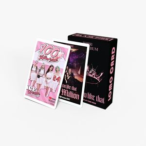 ขายส่งการ์ด Lomo อัลบั้ม Kpop How You Like That จำนวน 55 ชิ้น/ชุด ของเจนนี่และโรส การ์ดภาพถ่าย HD โปสการ์ด ของขวัญ - Product Image 1