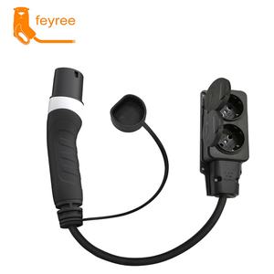 Câble de décharge personnalisable Feyree 16A 3,5 kW avec prise de chargeur de véhicule électrique de type 2, prise EU pour voiture électrique de marque MG - Product Image 2