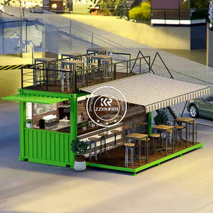 ตู้คอนเทนเนอร์สำหรับร้านค้าบ้านตู้ขายอาหาร<span class=keywords><strong>สำเร็จรูป</strong></span>สำหรับร้านอาหารกลางแจ้ง - Product Image 3