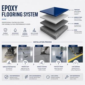 Wholesale Mirror <b>Paint</b> Epoxy Resin Liquid Coating for Concrete Floors Eco-Friendly Anti-Slip Wear-Resistant Floor <b>Paint</b> - Product Image 5