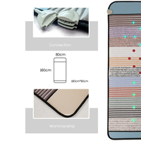 Appareil de thérapie magnétique Pemf Matelas en jade Tapis infrarouge Thérapie Pemf Chakra PEMF Photon Tapis de lit de sauna infrarouge