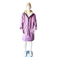 Parka de bain unisexe grande taille personnalisée, populaire, imperméable, entièrement zippée, doublure polaire, pour l'hiver et la plage