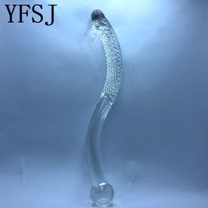 Transparenter großer Glas dildo Riesige Kristall Anal Perlen Sexspielzeug für Frauen Big <span class=keywords><strong>Glass</strong></span> Penis Penis Plug für sexuelles Vergnügen - Product Image 5