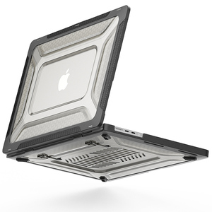 Para <span class=keywords><strong>Apple</strong></span> <span class=keywords><strong>Macbook</strong></span> <span class=keywords><strong>Pro</strong></span> <span class=keywords><strong>16</strong></span> pulgadas 2021/2023 A2485 funda de plástico universal con soporte en el diseño trasero - Product Image 5