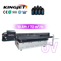 Penjualan Terbaik 3220 Flatbed Uv Printer untuk bahan dekorasi kaca keramik ubin langit-langit lembar batu bata plastik 3.2M * 2M UV