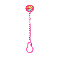 Chaîne colorée confortable avec perles scintillantes pour sucette, chaîne de sucette, attache en silicone pour sucette pour bébé