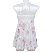 RUIYI Haute Qualité Sexy Maison Pyjamas Slip Robe Sexy Chemise De Nuit Vêtements De Nuit pour Femmes Babydoll Lingerie