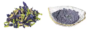 Polvo de Extracto de Flor de Clitoria Ternatea Personalizado, Polvo de Té de Flor de Clitoria Ternatea, Polvo de Matcha, Orgánico Ceremonial Azul 99% - Product Image 2